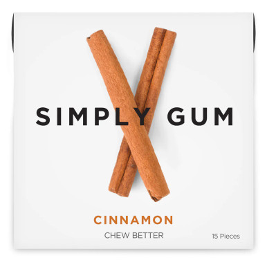 Einfach Gum All natürlich Gum Zimt, 15 Stück
