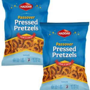 Haddar Passover Pressed Pretzels, glutenfrei, 5 Unzen (Packung mit 2)