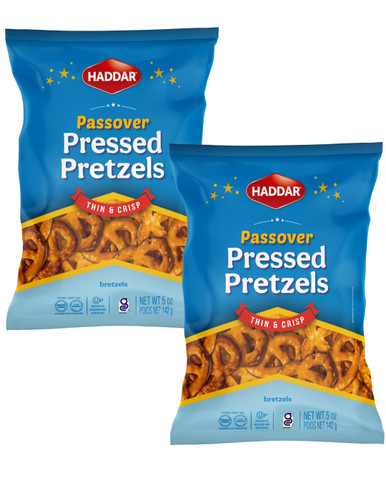 Haddar Passah Gepresste Brezeln, Glutenfrei, 5 oz (Packung mit 2)