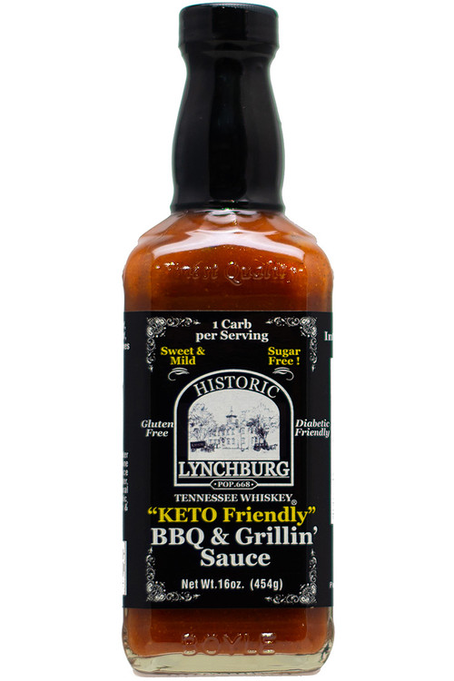 Historic Lynchburg Tennessee Whiskey, KETO freundlich, milde Gourmet BBQ & Grillsauce, 16oz