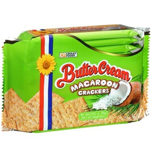 Buttercreme – Macaroon Crackers – 10er Packung – 25 G – 8,8 OZ