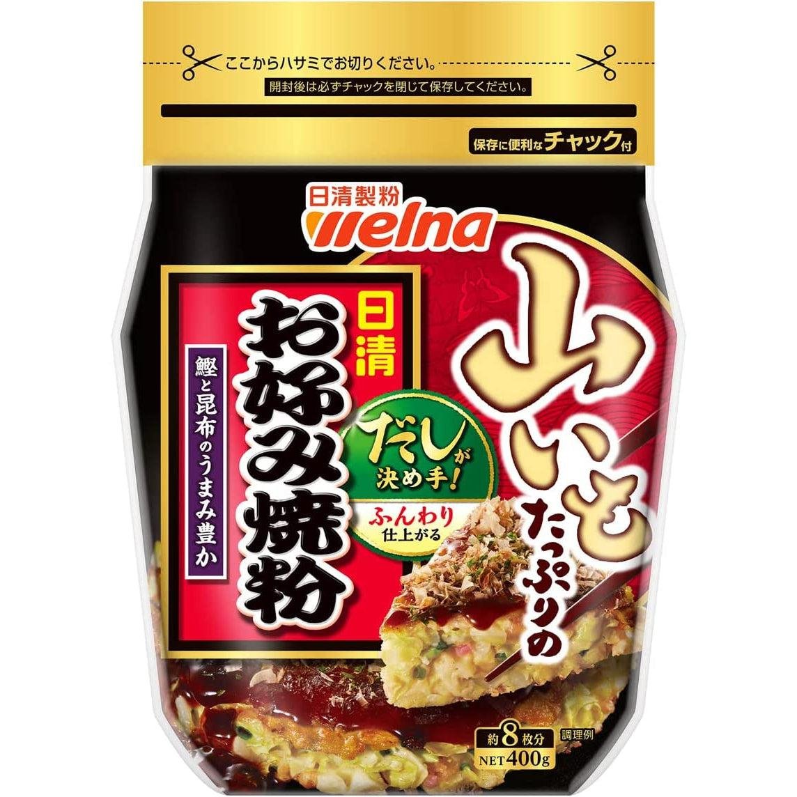 Nisshin Okonomiyaki Mehlmischung mit geriebenem Yam 400g