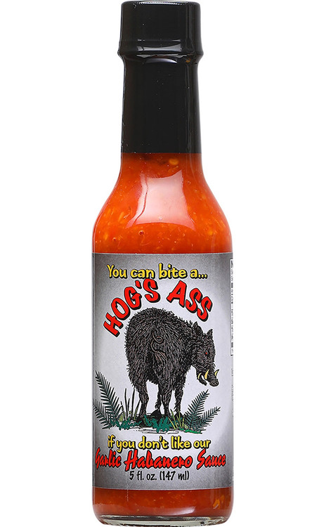 Hog's Ass Knoblauch Habanero Chilisauce, 5oz