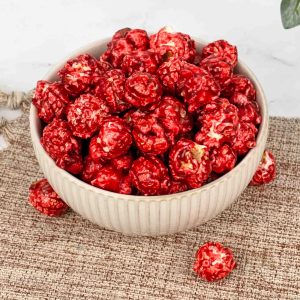 Rote Kirschen Popcorn