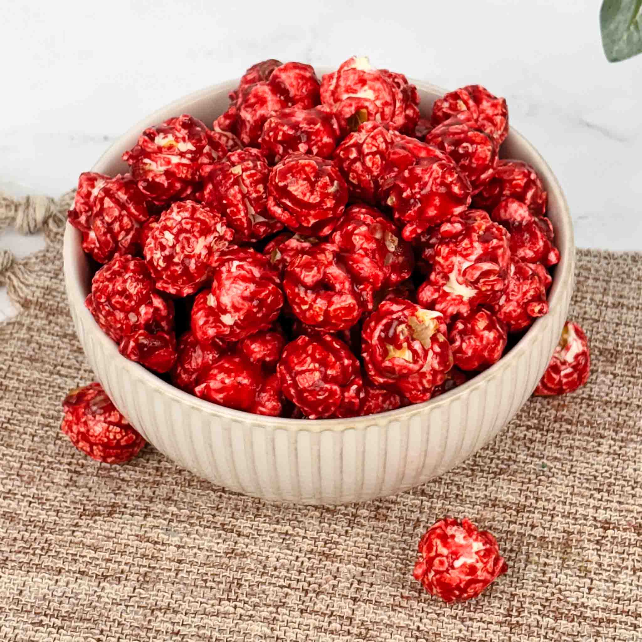 Rote Kirsche Popcorn
