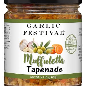 Oliven-Muffuletta-Tapenade Streich Knoblauch Festival 9