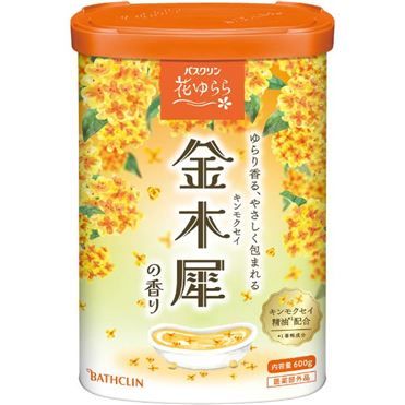 Bathclin Hanayurara Kinmokusei 600g – medikamentöser Badezusatz