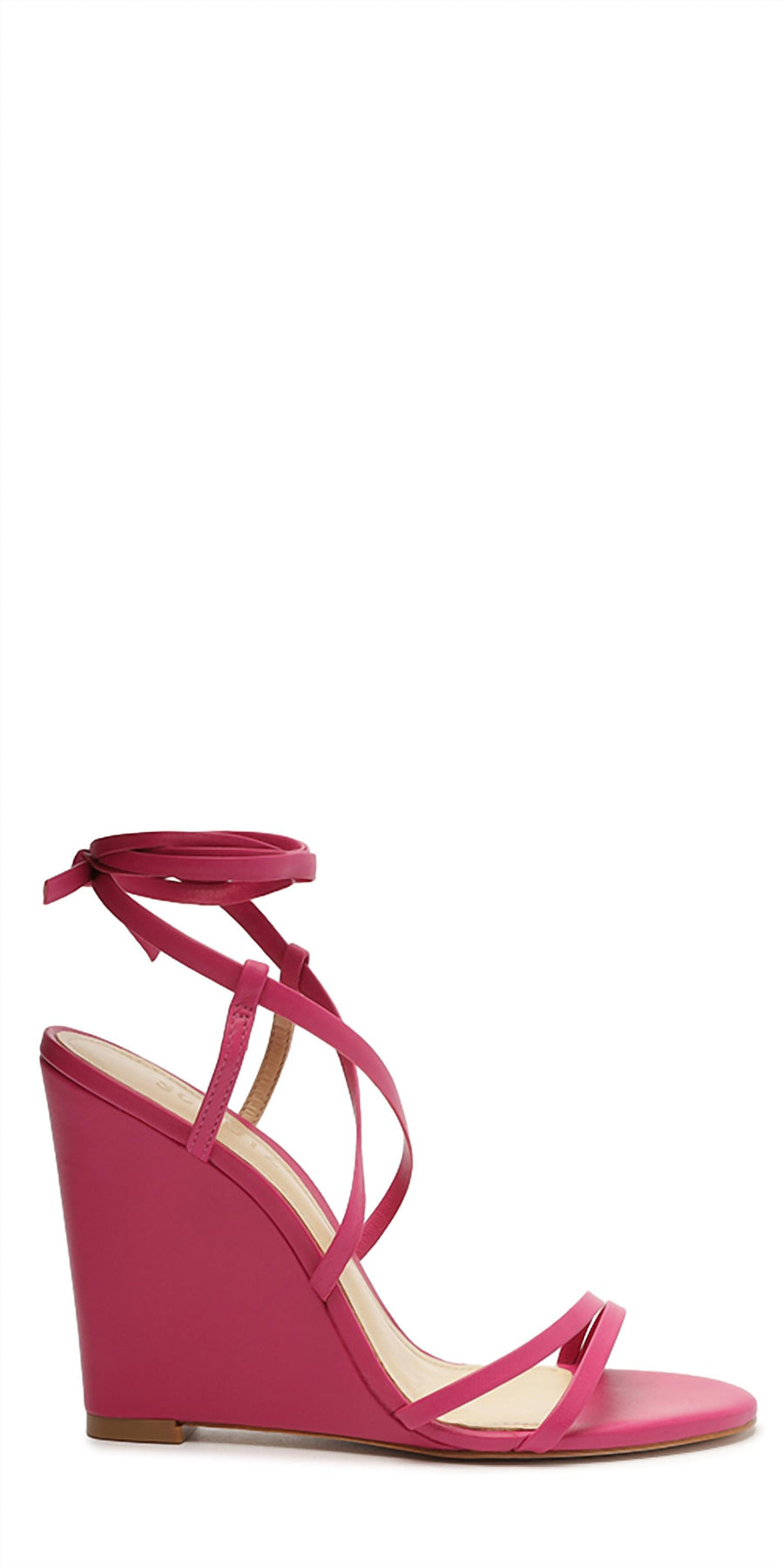 Deonne Keilsandalen in heißem Rosa