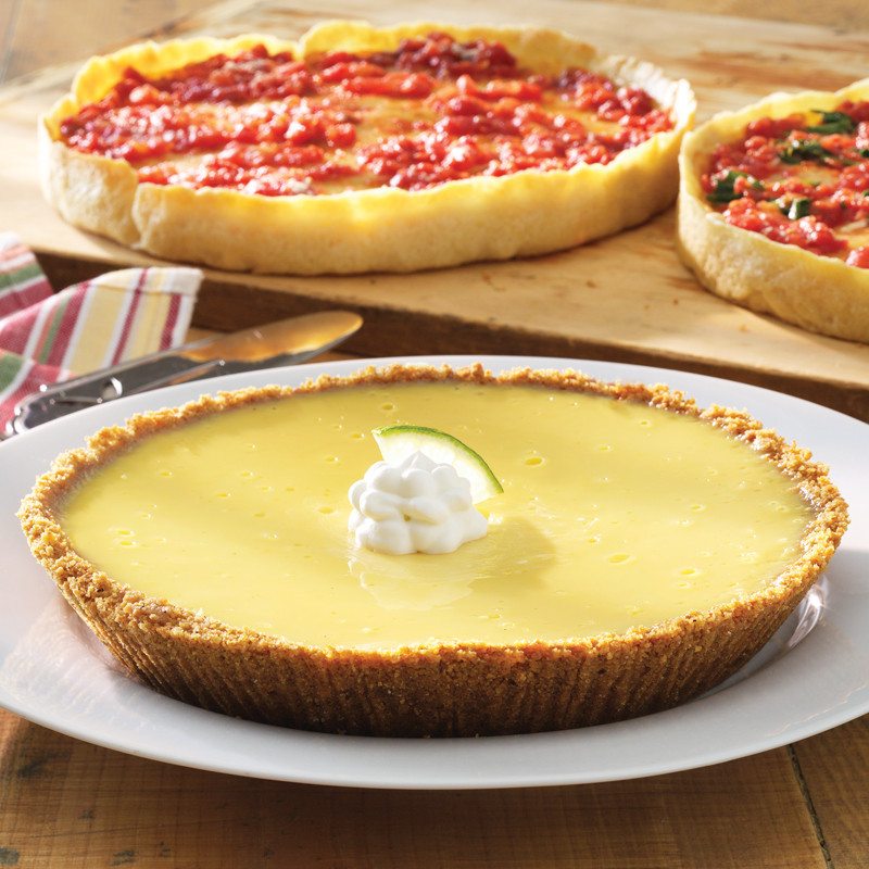 Wildfire Key Limette Kuchen und 2 Lou's Pizzas
