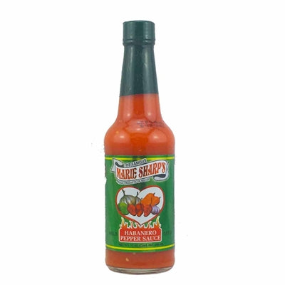 Chilisauce Marie Sharps Mild Habanero 10 oz große Flasche Hitze 5
