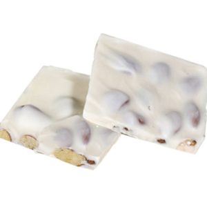 Weiße Schokolade Mandel Rinde 1/2 lb