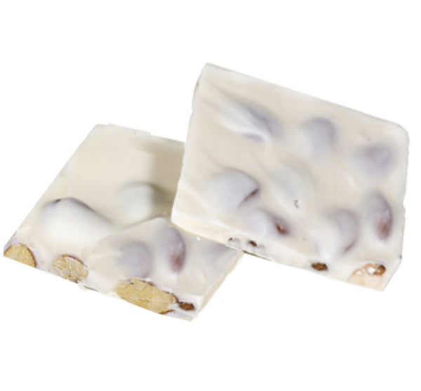Weiße Schokolade Mandel Rinde 1/2 lb