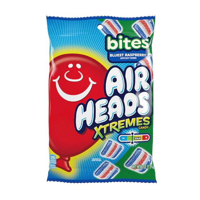 Airheads Xtremes Bites – Blauste Himbeere – 6 oz