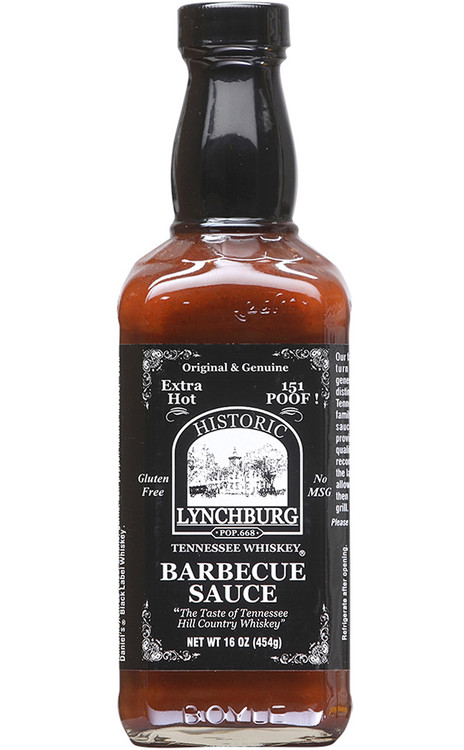 Historic Lynchburg Tennessee Whiskey Jack Daniel's 151 PP BBQ, 16oz