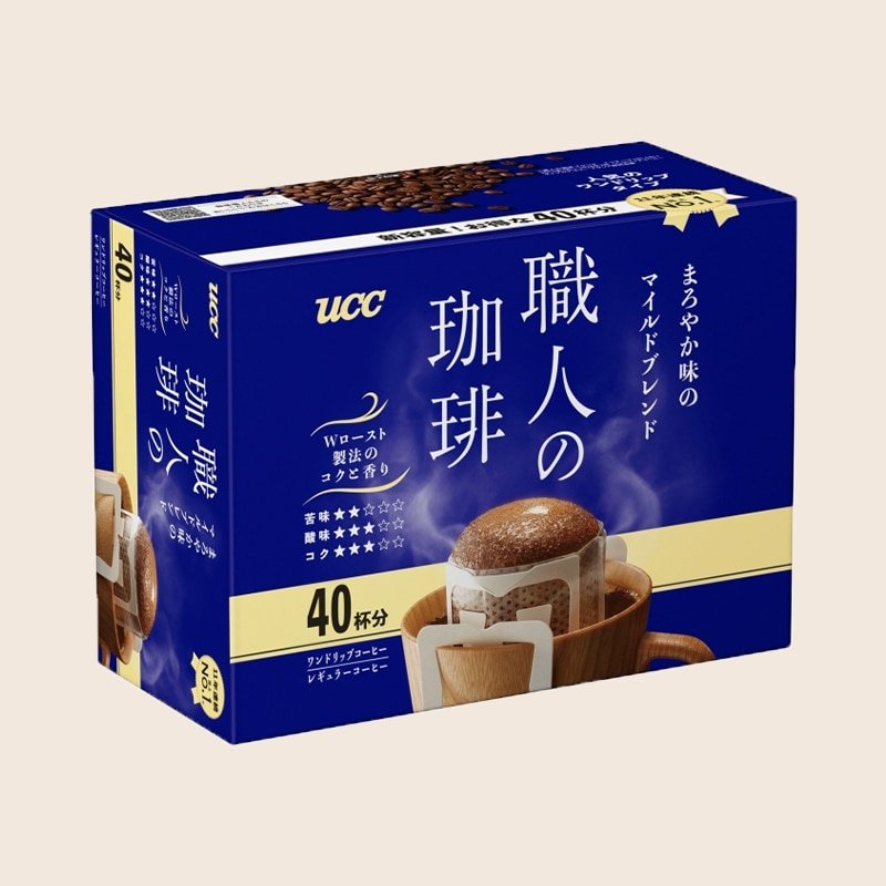 UCC Meister's Tropf Kaffeebeutel Mild Blend 40 Stück