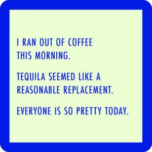 Drinks on Me coasters – Ran Out of Kaffee