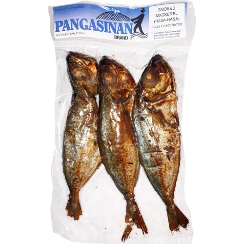 Pangasinan Marke – Geräucherte Makrele (Hasa-Hasa) – Vollständig ausgeweidet – 7.05 OZ