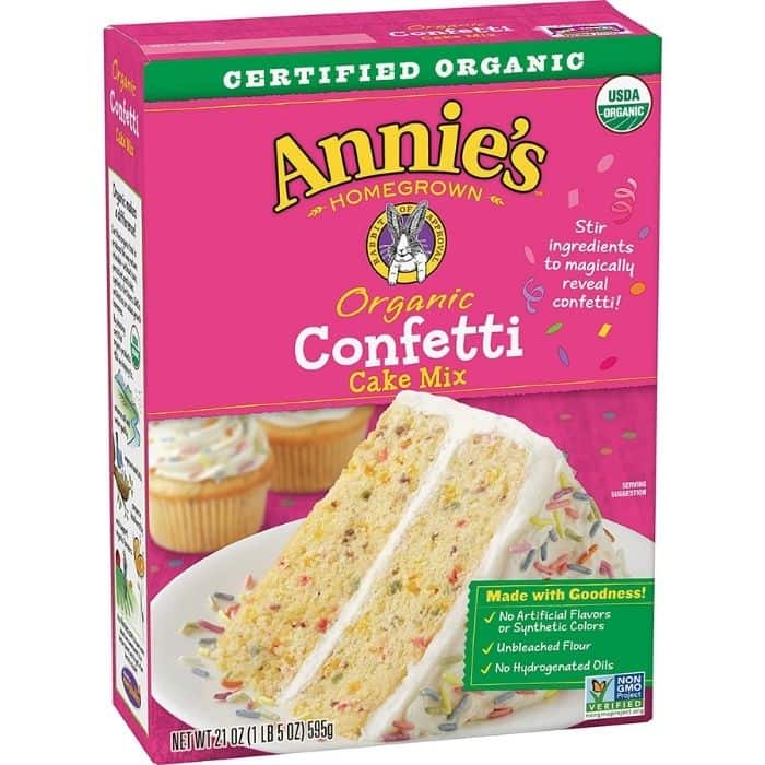 Annie`s Homegrown – Konfetti-Kuchen-Mischung, 21oz