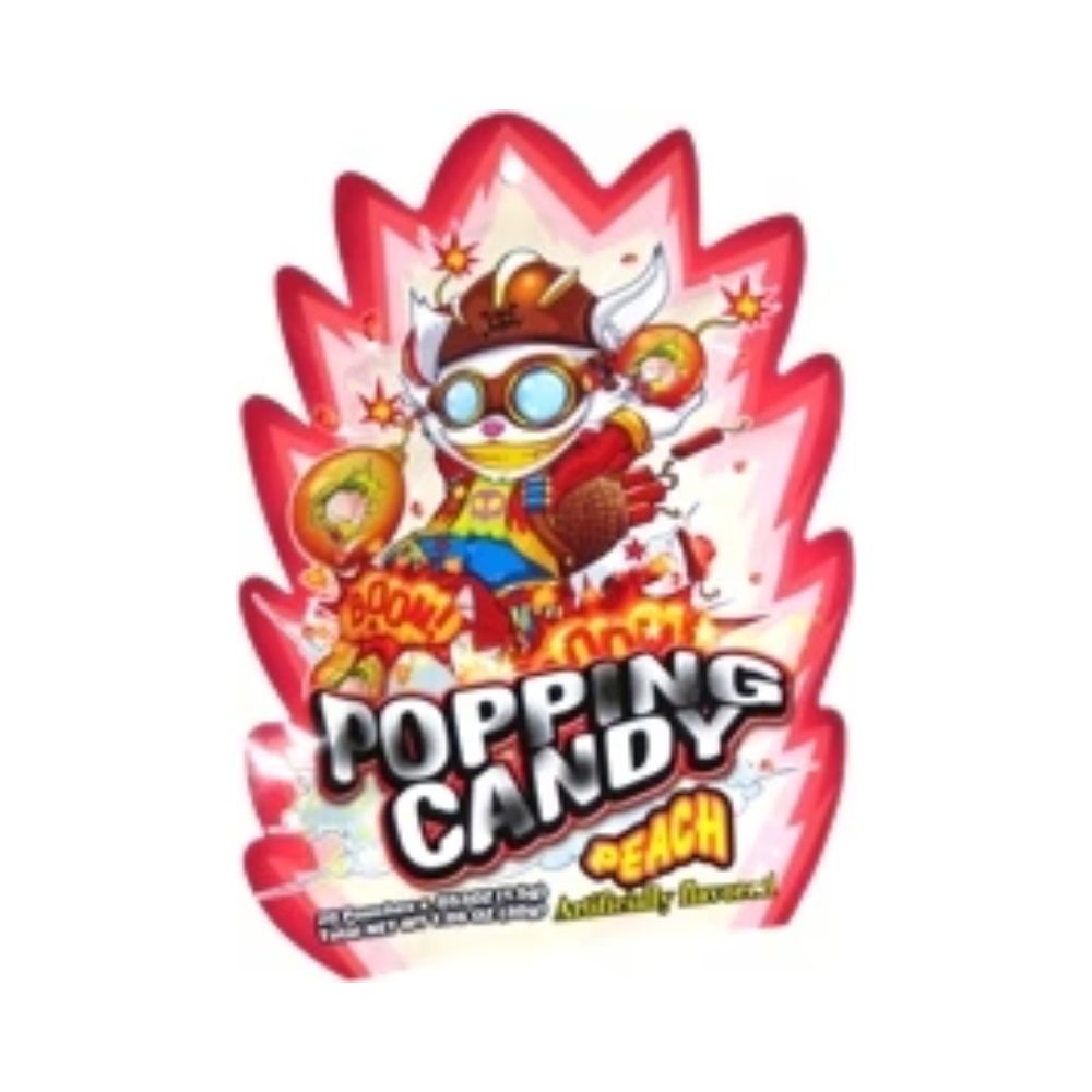 Popping Süßigkeiten Pfirsich