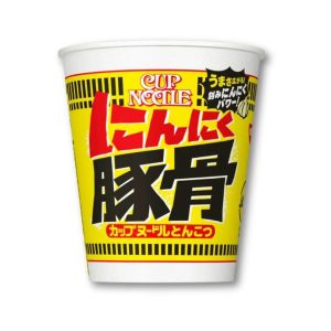 Nissin The New Standard of Cup Nudeln! Knoblauch-Schweineknochen