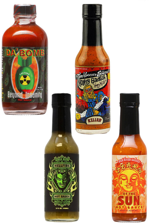 Hot Ones Saison 14 Chilisauce Set 1, 1/4oz, 3/5oz