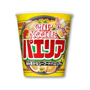Nissin Cup Nudeln Meeresfrüchte Paella Geschmack