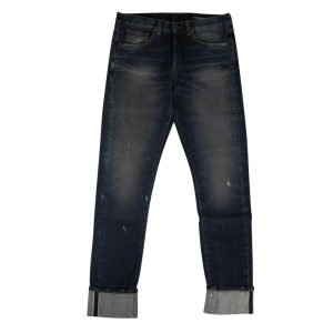 NEU MIT ETIKETT OFF WHITE c/o VIRGIL ABLOH Blue Denim Selvedge Jeans Hose