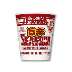 Nissin Cup Nudeln würzige Meeresfrüchte Nudel (rote Meeresfrüchtennudel)