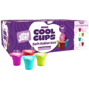 Mr. Joy Mini-kühle Tassen weiche italienische Eis, Varietätspackung, 40 Count