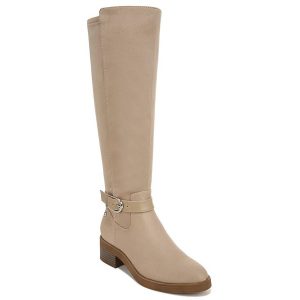 Brooks kniehohe Stiefel aus Wildlederimitat mit breiter Wade