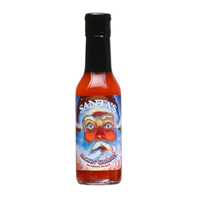 Chilisauce Santa's Smokin Chimney Rot Habanero Chilisauce Hitze 8