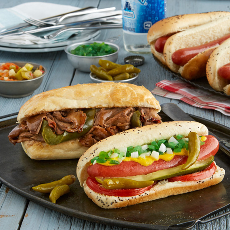 Portillo's Italienisches Rindfleisch Kit & Hot Dog Kit Combo