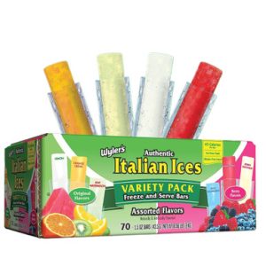 Wyler’s authentische italienische Eis Original und Beeren Aromen Gefrierschrank Pops, 70 zählen