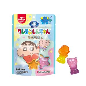 Amos Kreide Shin-chan Zitrone Soda Gummy Süßigkeiten 60g