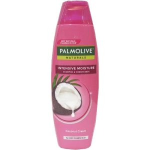 Palmolive Naturals Shampoo und Conditioner – intensive Feuchtigkeit – Kokoscreme (rosa) – 180 ml