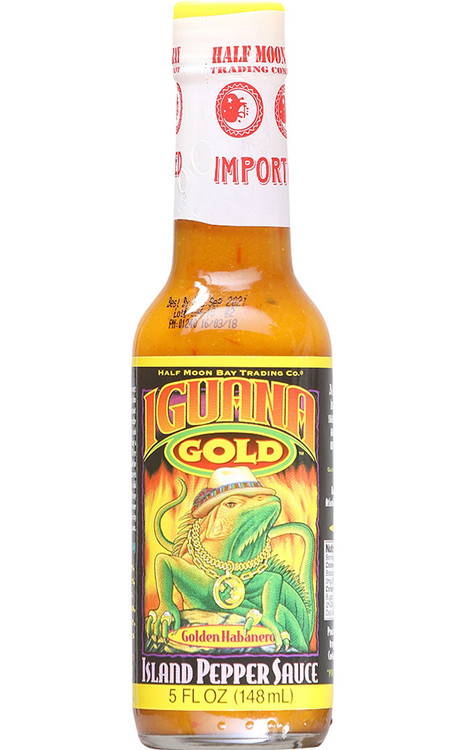 Iguana Gold Goldene Habanero Insel Pfeffer Sauce, 5oz