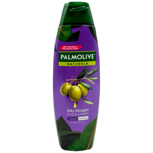 Palmolive Naturals Shampoo und Conditioner – seidig gerade – Olivenöl und Keratin – 180 ml (violett )