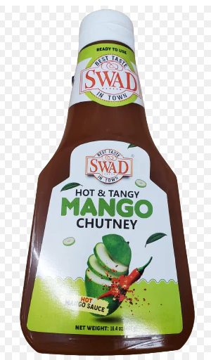 Swad Hot & würzig-säuerlich Mango Chutney 465g (16,4 oz)