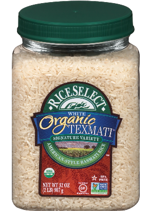 Reis Select Bio Texmati Weißer Reis, 32 oz Glas