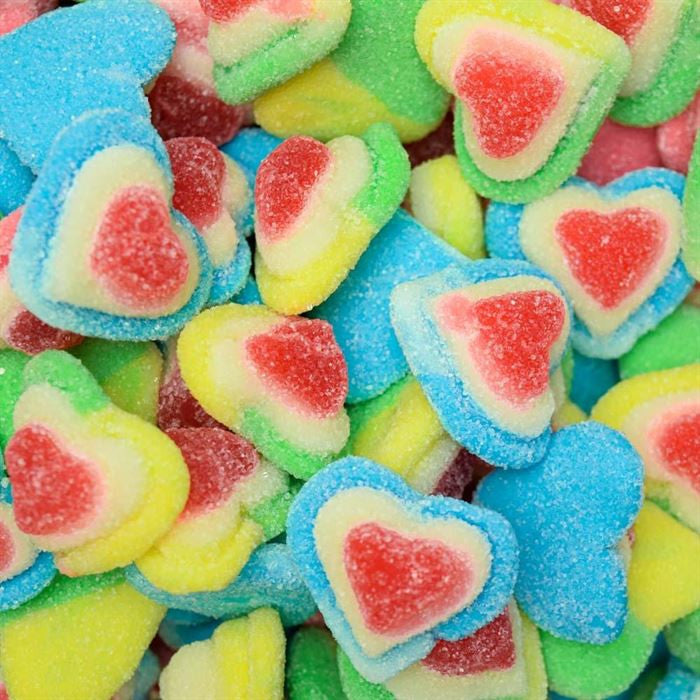 Gummi Dreifach Herzen
