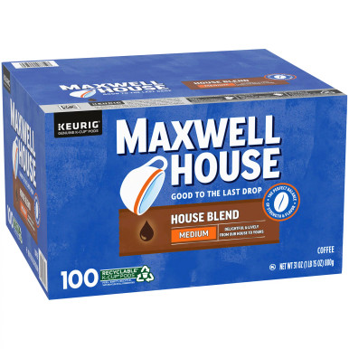 Maxwell House House Blend K-Cup Kaffeepads, 100 ct