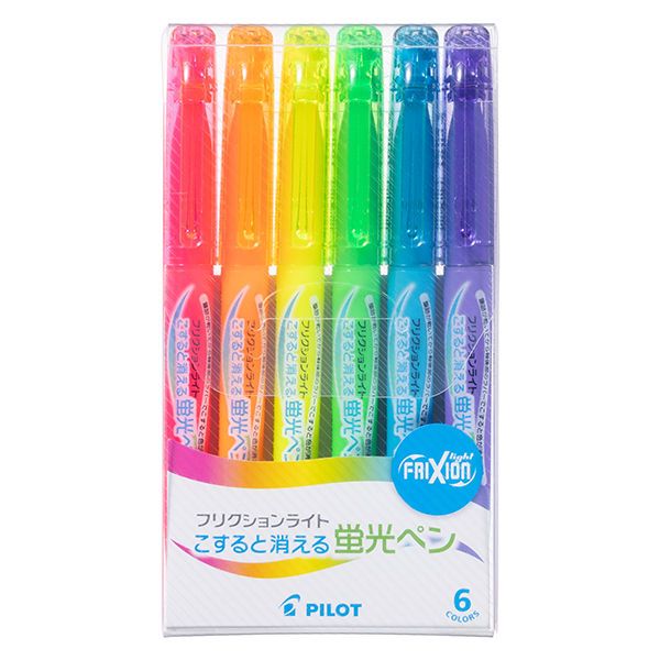 Pilot, Frixion, Markierstift, 6 Farben Set