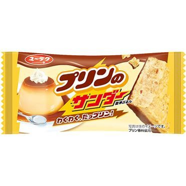 Yuraku, "Purin THUNDER" Schwarz Thunder Serie, Mini Bar, Pudding Geschmack Custard