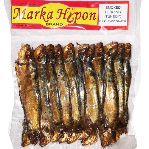 Marka Hipon – Geräucherter Herring (Tunsoy) – Ausgeweidet – 7.05 OZ