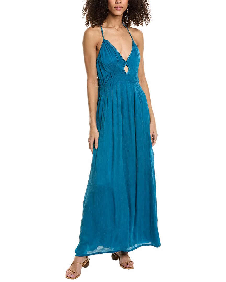 Ba&sh Maxikleid mit Falten