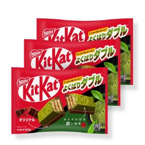Japanese Kit Kat: Doppelschicht grüner Tee (3-Packung)