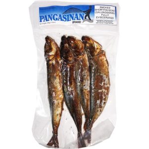 Pangasinan Marke – geräucherte Shortfin scad – (galunggong) vollständig ausgeweidet – 7,05 oz