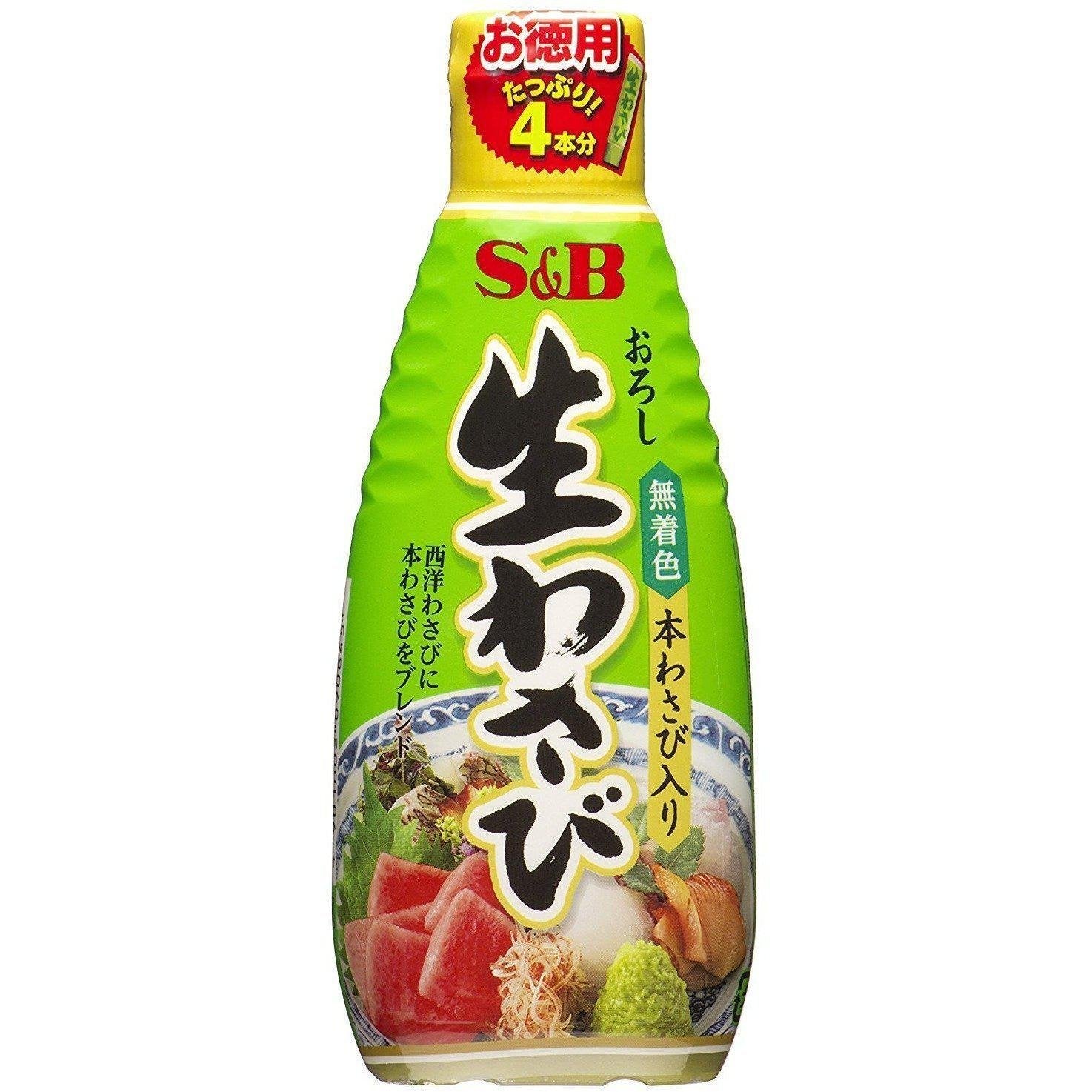 S&B Japanische Wasabi Paste große Flasche 175g