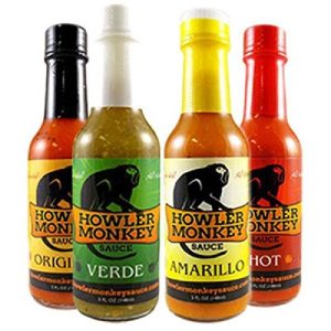 Howler Monkey scharfe Saucensorte 4 Packungen, 4/ . – 5oz