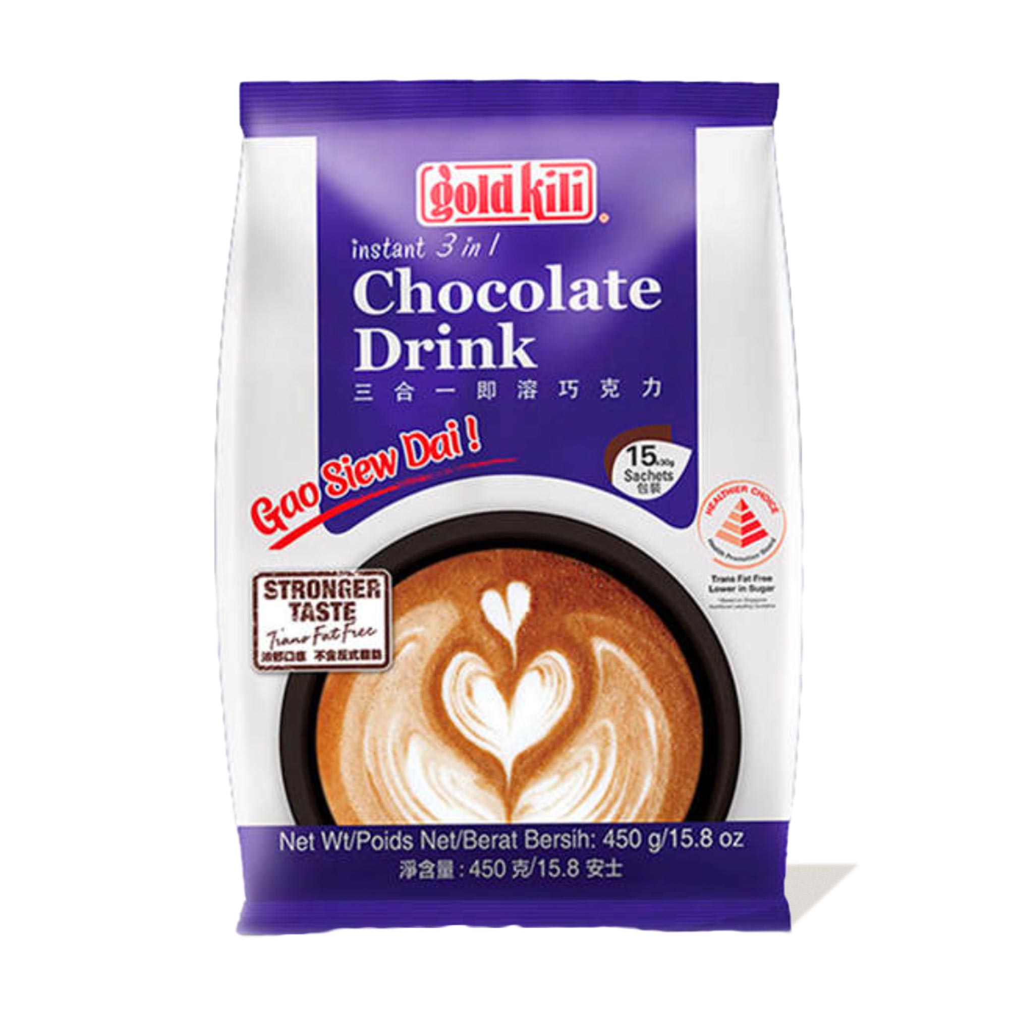 Gold Kili 3 in 1 Drink Mischung: Schokolade